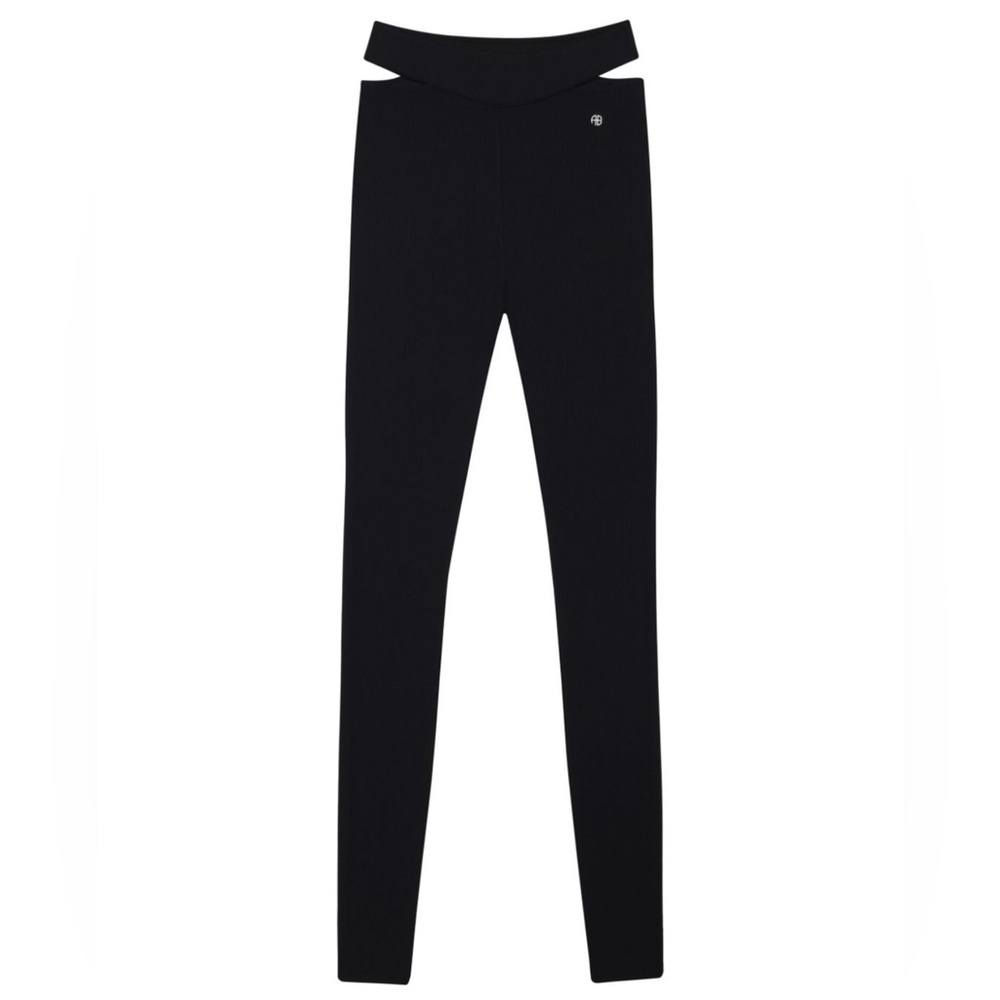 Anine Bing Aimee Ribbed Leggings Size Small